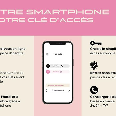 Hotel Corneille - Entree Autonome, Reception En Ligne - Encore Mieux Tours Eksteriør billede